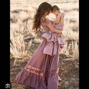 Joyfolie Coral Dress in Mauve Sz L Womens